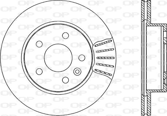 OPEN PARTS Bremžu diski BDA1704.20